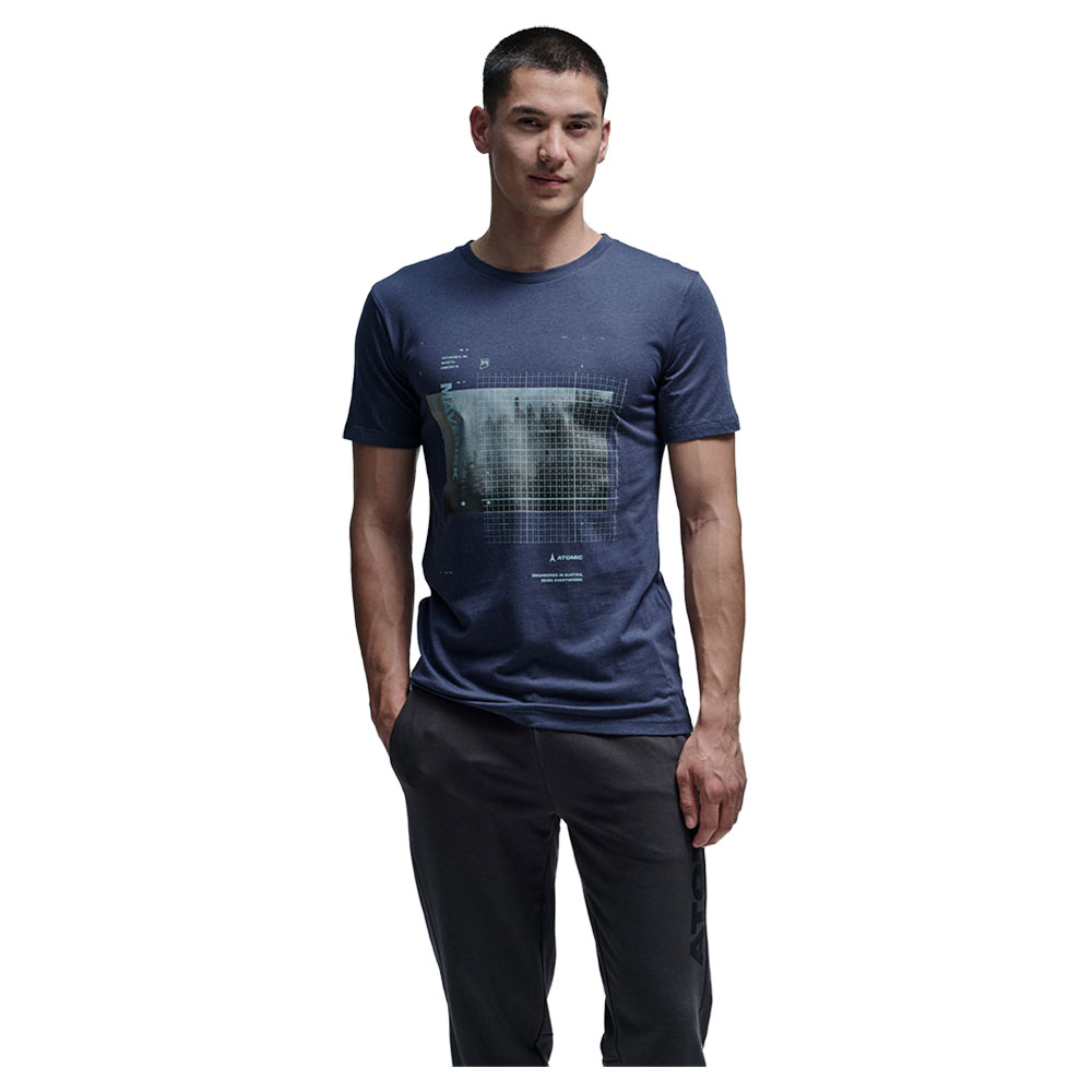 Atomic Alps Maverick Short Sleeve T-shirt Blau M Mann Atomic Alps Maverick Short Sleeve T-shirt Blau M Mann von Atomic