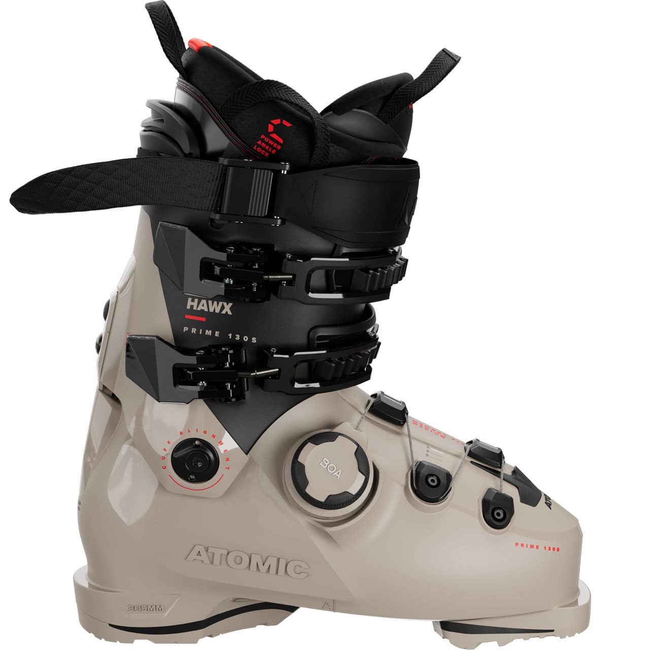 Atomic Hawx Prime 130 S BOA GW cement/black/red Atomic Hawx Prime 130 S BOA GW cement/black/red von Atomic