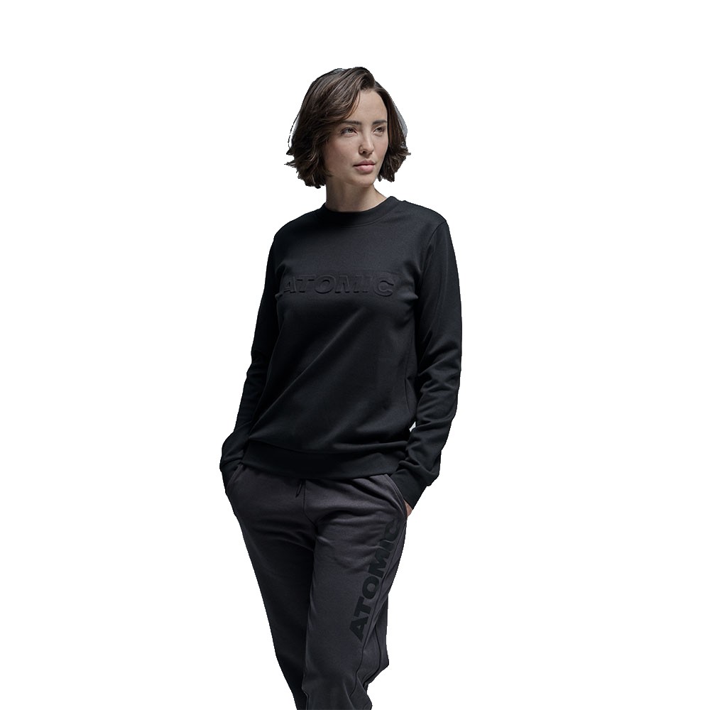 Atomic Logo Sweatshirt Schwarz S Frau Atomic Logo Sweatshirt Schwarz S Frau von Atomic