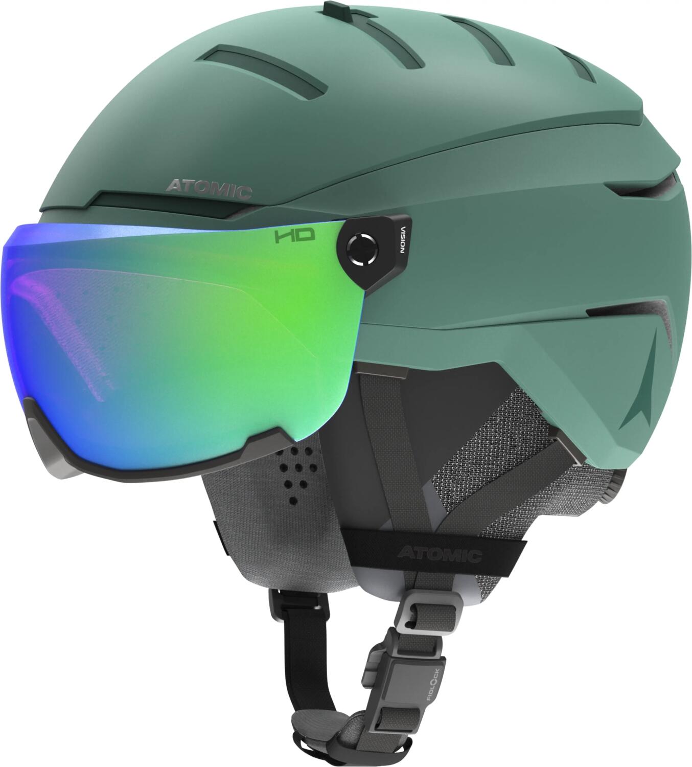 Atomic Savor GT Amid Visor HD Skihelm (55-59 cm, green) von Atomic