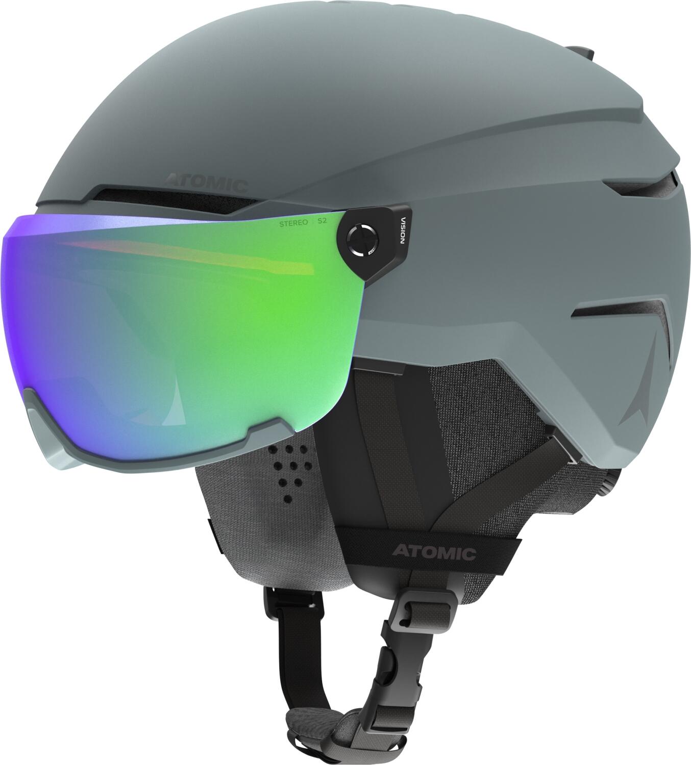 Atomic Savor Stereo Visor Visier Skihelm (59-63 cm, green) von Atomic