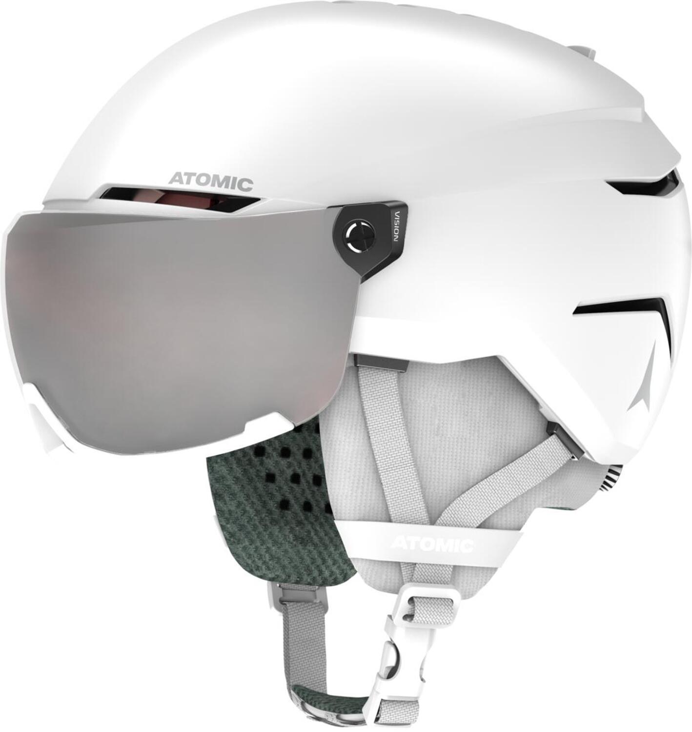 Atomic Savor Visor Junior Skihelm (48-52 cm, white) von Atomic