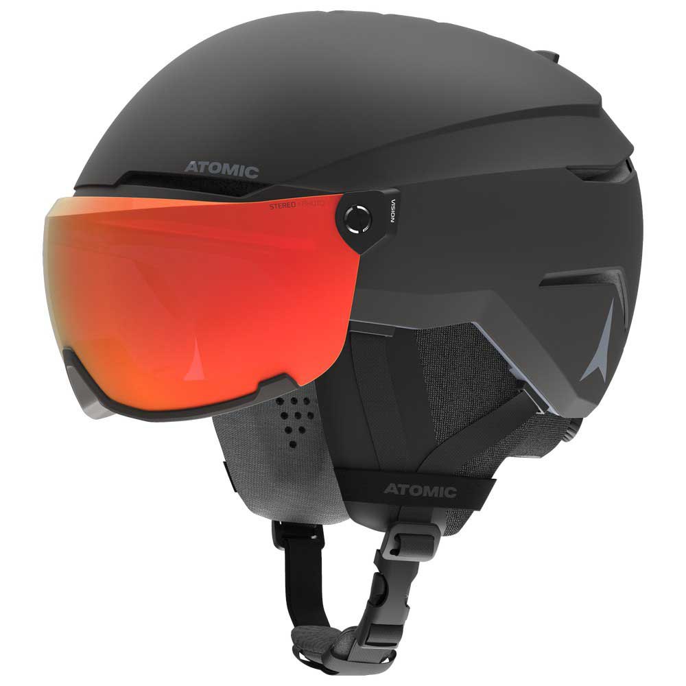 Atomic Savor Visor Photo Visor Helmet Schwarz 55-59 cm von Atomic