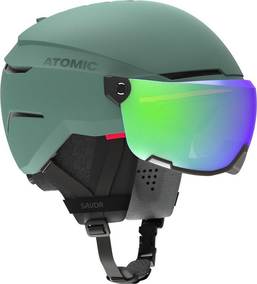 Atomic Skihelm SAVOR VISOR STEREO Green GREEN/ Atomic Skihelm SAVOR VISOR STEREO Green GREEN/ von Atomic