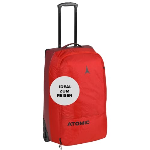 ATOMIC TROLLEY 90L Reisetasche - Rot - Hochwertige Reisetasche mit Rollen - Koffer zum Skifahren - Trolley mit mehreren Fächern - Wasser- & schmutzabweisender Reisekoffer ATOMIC TROLLEY 90L Reisetasche - Rot - Hochwertige Reisetasche mit Rollen - Koffer zum Skifahren - Trolley mit mehreren Fächern - Wasser- & schmutzabweisender Reisekoffer von ATOMIC