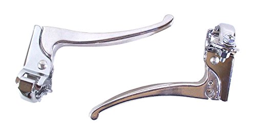 Fahrrad-Bremshebel Fixie, silberfarben, links/rechts, Vintage Fahrrad-Bremshebel Fixie, silberfarben, links/rechts, Vintage von FOXCUP