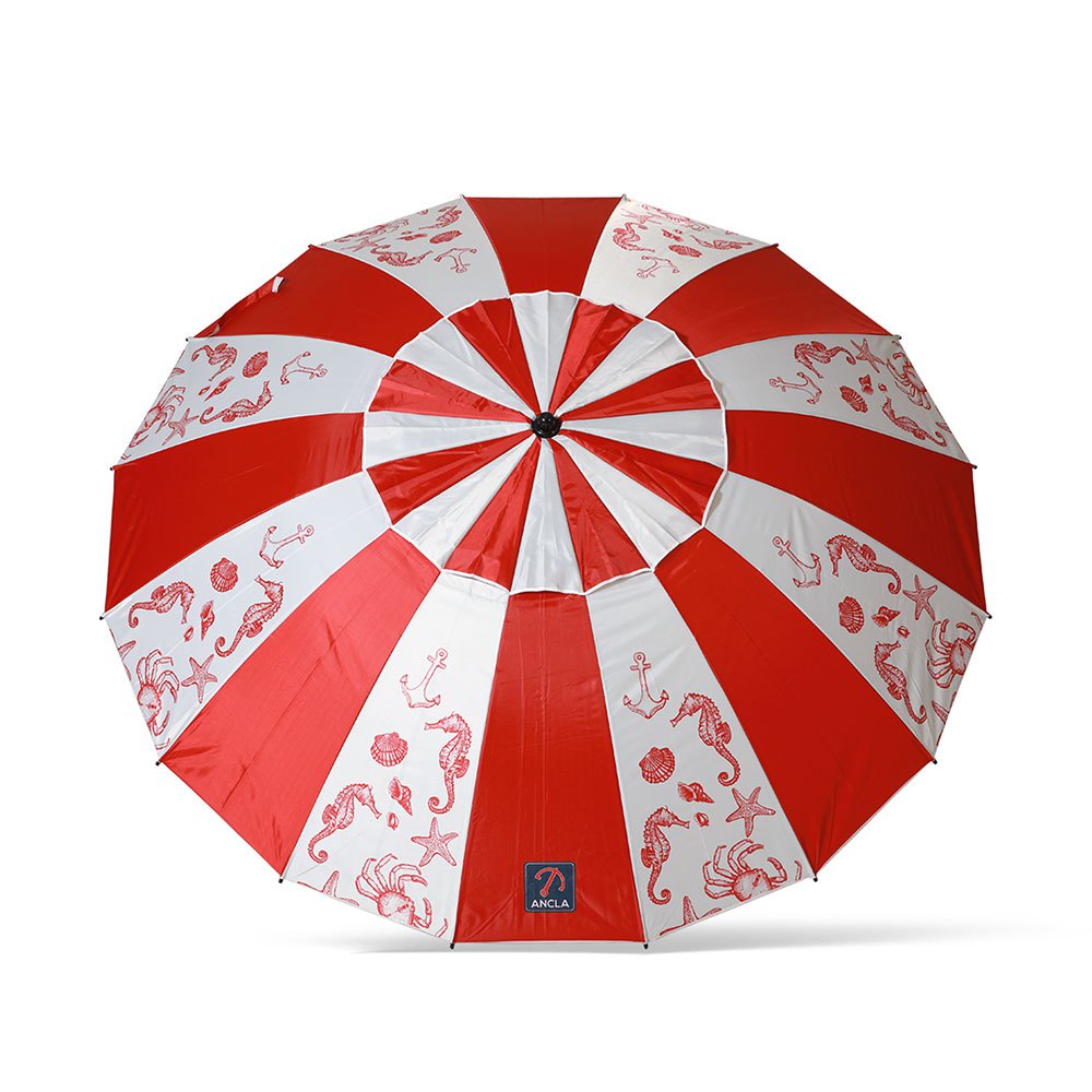 Atosa 220 Cm Beach Umbrella Rot von Atosa