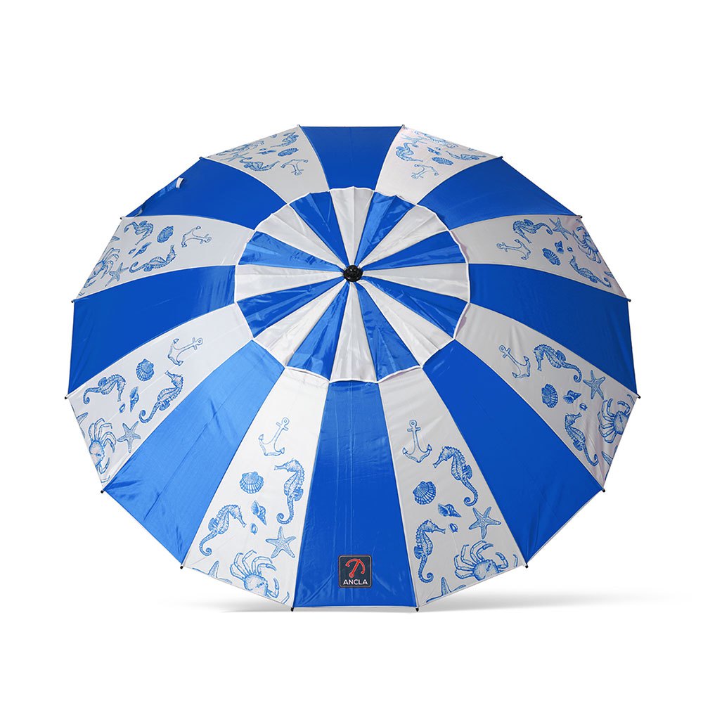 Atosa 240 Cm Beach Umbrella Refurbished Blau von Atosa