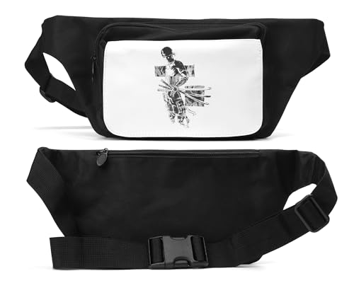 Anime 242 Unisex Hüfttasche schwarz, Schwarz , Einheitsgröße von Atspauda