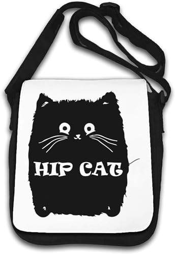 Hip Cat Fluffy Kitten Umhängetasche weiß, weiß, Einheitsgröße von Atspauda