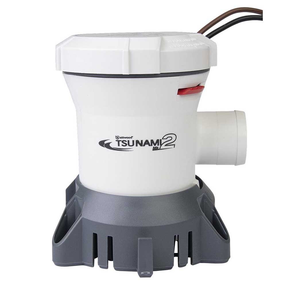 Attwood Tsunami Mk2 1200 3120l/h Bilge Pump 12v Durchsichtig 112 x 115 x 101 mm Attwood Tsunami Mk2 1200 3120l/h Bilge Pump 12v Durchsichtig 112 x 115 x 101 mm von Attwood