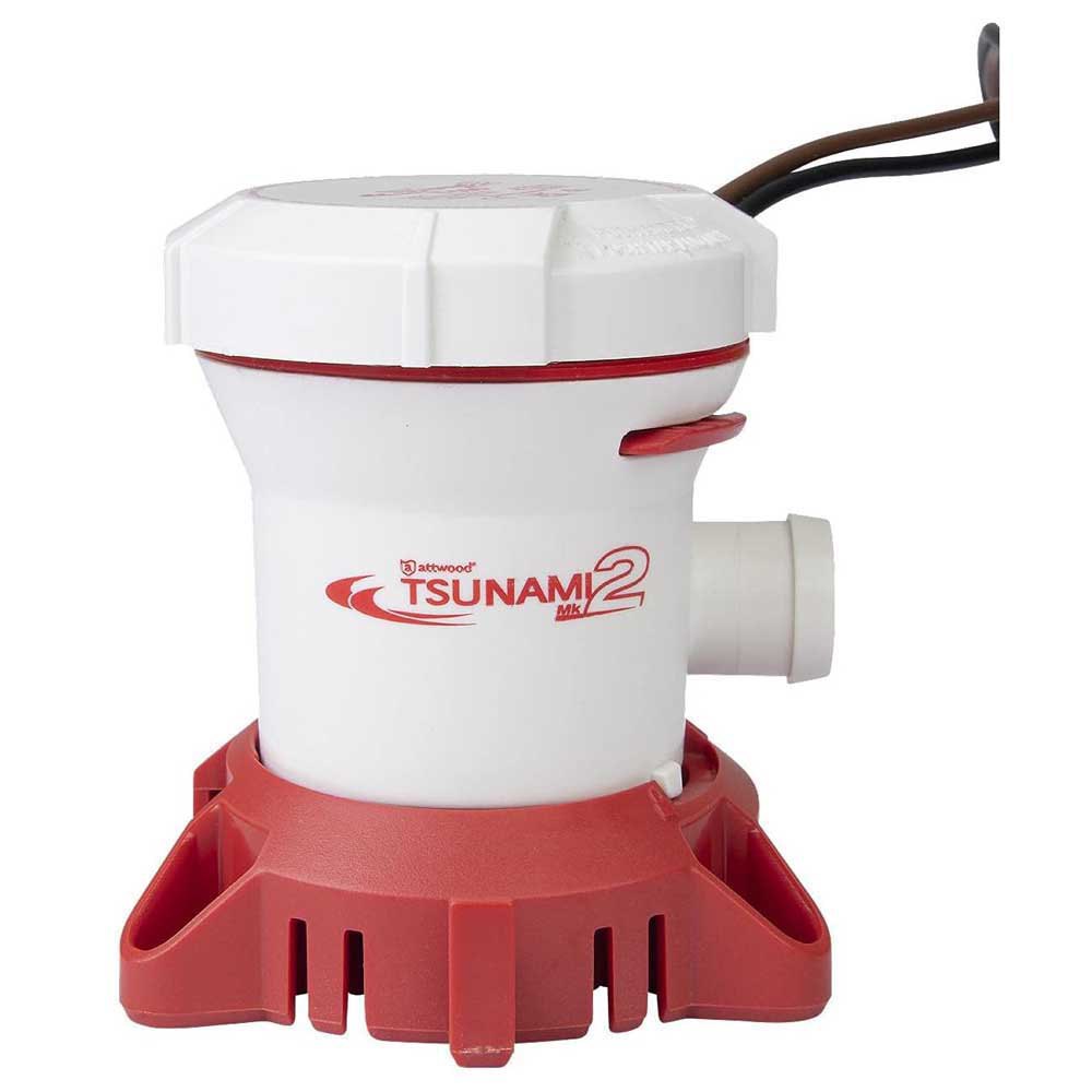 Attwood Tsunami Mk2 500 1680l/h Bilge Pump 12v Rot 93 x 91 x 97 mm Attwood Tsunami Mk2 500 1680l/h Bilge Pump 12v Rot 93 x 91 x 97 mm von Attwood