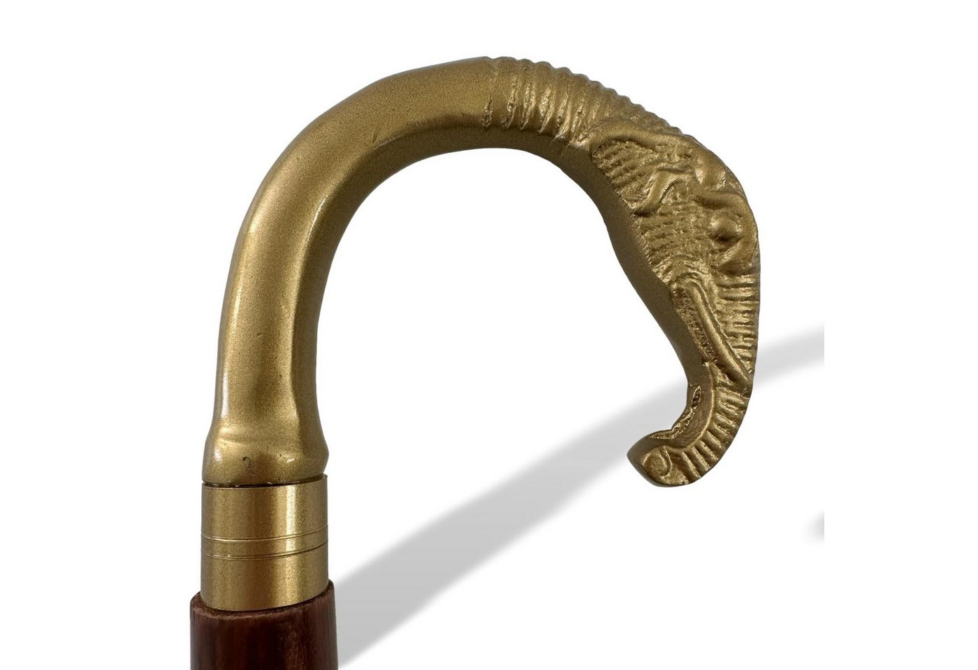 Aubaho Dekoobjekt Elefant Spazierstock Wanderstock Flanierstock 92cm Messing Holz Antik- Aubaho Dekoobjekt Elefant Spazierstock Wanderstock Flanierstock 92cm Messing Holz Antik- von Aubaho