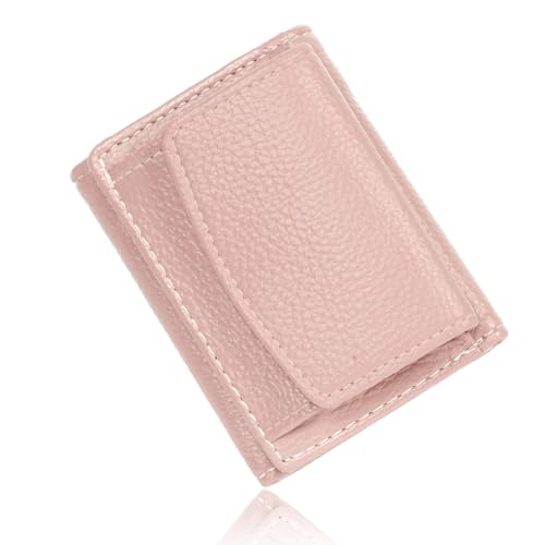 Aucuu Geldbörse Damen klein, Frauen PU Leder Portemonnaie mit RFID Schutz, Hochwertiges Damen Mini Geldbörse mit Kreditkartenetui, Fashion Kleine Geldbörse für Frauen Mädchen (Schwarz) Aucuu Geldbörse Damen klein, Frauen PU Leder Portemonnaie mit RFID Schutz, Hochwertiges Damen Mini Geldbörse mit Kreditkartenetui, Fashion Kleine Geldbörse für Frauen Mädchen (Schwarz) von Aucuu