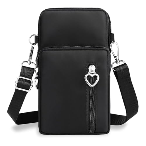 Aucuu Handytasche zum Umhängen Damen,Nylon Kleine Umhängetasche mit Kopfhörer Eingang,Mini Crossbody Schultertasche Handytasche,Handy Schultertasche ür Handy unter 7 Zoll Aucuu Handytasche zum Umhängen Damen,Nylon Kleine Umhängetasche mit Kopfhörer Eingang,Mini Crossbody Schultertasche Handytasche,Handy Schultertasche ür Handy unter 7 Zoll von Aucuu