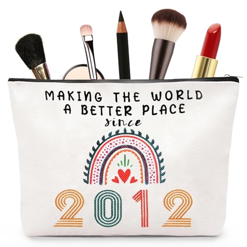 Aucuu Kosmetiktasche Damen, 13 Geburtstag Make-Up-Tasche, Schminktasche, Tragbare Makeup Bag, Mehrzweck Makeup Tasche, Geschenke für 18 Geburtstag Frauen, Tochter, Beste Freundinnen und Brautjungfern Aucuu Kosmetiktasche Damen, 13 Geburtstag Make-Up-Tasche, Schminktasche, Tragbare Makeup Bag, Mehrzweck Makeup Tasche, Geschenke für 18 Geburtstag Frauen, Tochter, Beste Freundinnen und Brautjungfern von Aucuu