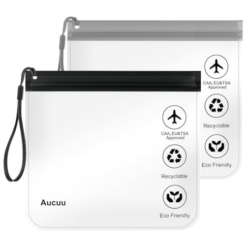 Aucuu 1L Flugzeug Beutel Flüssigkeiten,20x20cm Kulturbeutel Transparen Reise Kosmetiktasche,Transparent Kulturtasche,Auslaufsichere Reisekulturbeutel,Flughafensicherheit Zugelassene Flüssigkeitsbeutel Aucuu 1L Flugzeug Beutel Flüssigkeiten,20x20cm Kulturbeutel Transparen Reise Kosmetiktasche,Transparent Kulturtasche,Auslaufsichere Reisekulturbeutel,Flughafensicherheit Zugelassene Flüssigkeitsbeutel von Aucuu