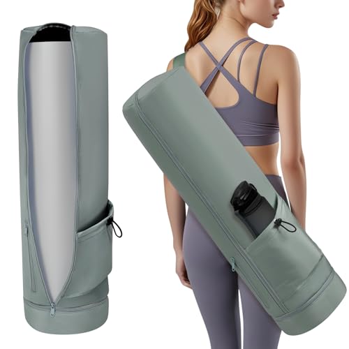 Aucuu Yogatasche, Yogamatte Tasche, Sporttasche Damen mit Nassfach & Flaschentasche, Verstellbarer Schultergurt Gym Yoga Tasche, Yogamattentasche, Yogatasche für Pilates Yogamatten, 75x19 cm Aucuu Yogatasche, Yogamatte Tasche, Sporttasche Damen mit Nassfach & Flaschentasche, Verstellbarer Schultergurt Gym Yoga Tasche, Yogamattentasche, Yogatasche für Pilates Yogamatten, 75x19 cm von Aucuu