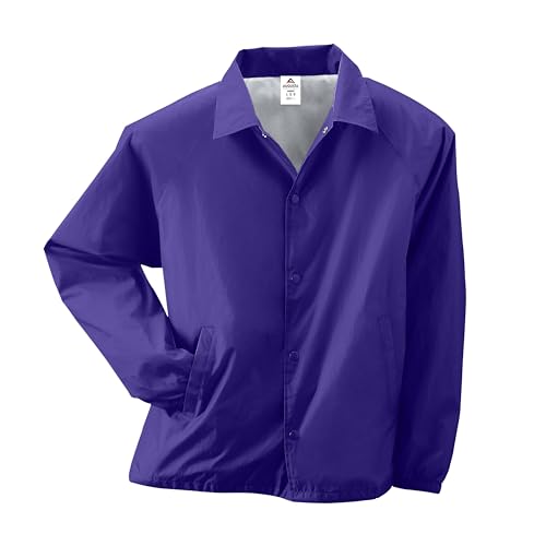 Augusta Sportswear Herren Nylon Coach's Jacke/Lined, Violett, L von Augusta Sportswear