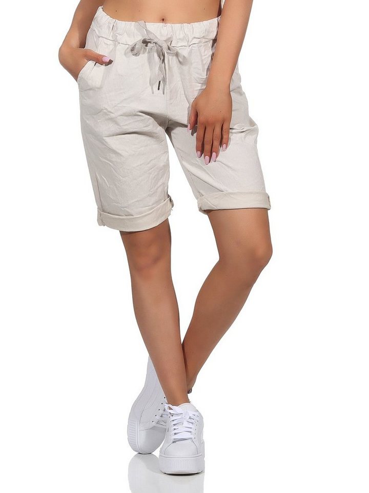 Aurela Damenmode Chinoshorts Kurze Damen Sommerhose Chino Shorts Jeans Bermuda von Aurela Damenmode
