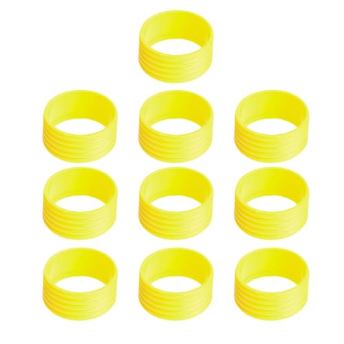 Aurgiarme 10 Stück Tennisschläger-Griffbänder, Griffringe, feste Ringe, Griffband für Tennisschläger von Aurgiarme