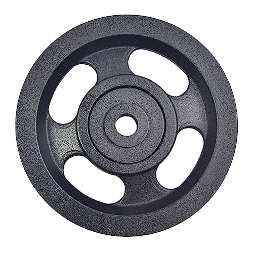 Aurgiarme 100 mm Nylon-Kugellager-Riemenscheibe, rund, Fitness-Riemenscheibe, Radlager, Ersatzteil, für Fitnessgeräte von Aurgiarme