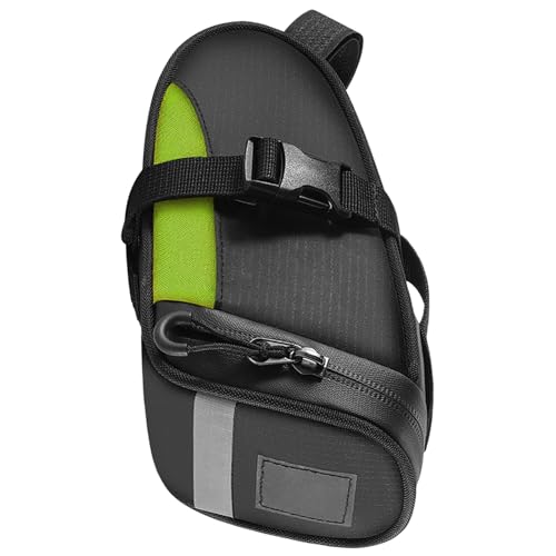 Aurgiarme Reflektierende Fahrradtasche, Rücklicht, kompatibel mit Gepäckträgern, Fahrradtasche für Fahrradausrüstung von Aurgiarme