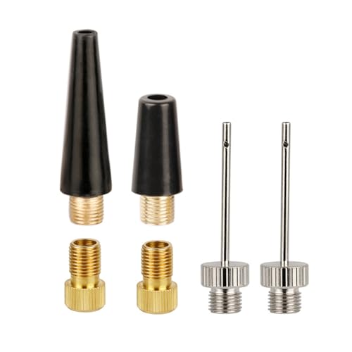 Nadelpumpe Reifenpumpen Adapter Set Luftdüse Pumpen Adapter Kugel Pumpen Nadel für Sportkugel und Fahrräder von Aurgiarme