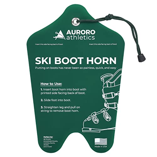 Skischuhanzieher – höchste Skischuhanzieher, Schuhlöffel für Ski- und Snowboardschuhe, passend für alle Skischuhe, hilft beim Einsetzen von Stiefeleinlagen, ideal für Skifahrer jeden Alters Skischuhanzieher – höchste Skischuhanzieher, Schuhlöffel für Ski- und Snowboardschuhe, passend für alle Skischuhe, hilft beim Einsetzen von Stiefeleinlagen, ideal für Skifahrer jeden Alters von Auroro Athletics
