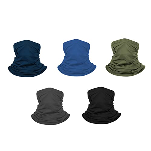 Ausla Multifunktionstuch, 5 Stück Radfahren Maske Gesichtsmaske Stirnbänder Elastisch Nahtlos Sturmmaske Kopfband Schlauchschal Bandana Maske Halstuch für Sport Motorrad Laufen Hofarbeit Ausla Multifunktionstuch, 5 Stück Radfahren Maske Gesichtsmaske Stirnbänder Elastisch Nahtlos Sturmmaske Kopfband Schlauchschal Bandana Maske Halstuch für Sport Motorrad Laufen Hofarbeit von Ausla