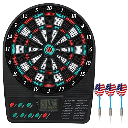 Elektronisches Dart-Set mit Automatischer Wertung, Weiches Dartscheiben-Set, Sicher für Unterhaltung Im Innen- und Außenbereich Elektronisches Dart-Set mit Automatischer Wertung, Weiches Dartscheiben-Set, Sicher für Unterhaltung Im Innen- und Außenbereich von Ausla
