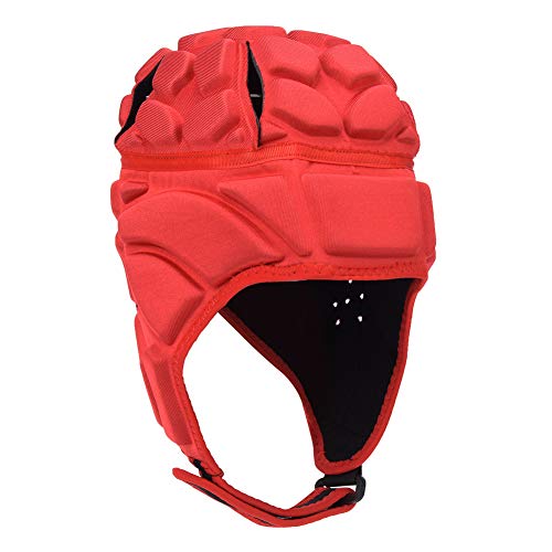Helm, Partition Eller Eva-Heiß Press Schwamm, Verstellbare Elastische Schnalle, Hinten Verstellbares Riemen Design, für Sport Kopfschutz (Roter L-Code) von Ausla