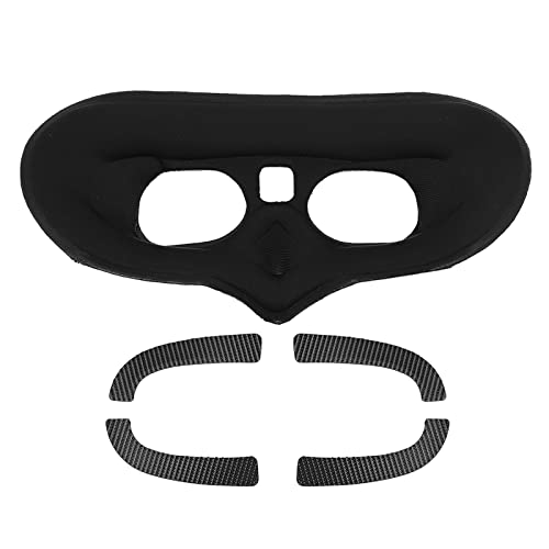Schwarzes Augenpolster, Premium-Schwamm-Gesichtsabdeckung, Problemlose Schutzhülle mit Klettverschluss für Avata Goggles 2 von Ausla