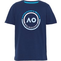 Australian Open AO Round Logo T-Shirt Jungen in dunkelblau, Größe: 134 von Australian Open