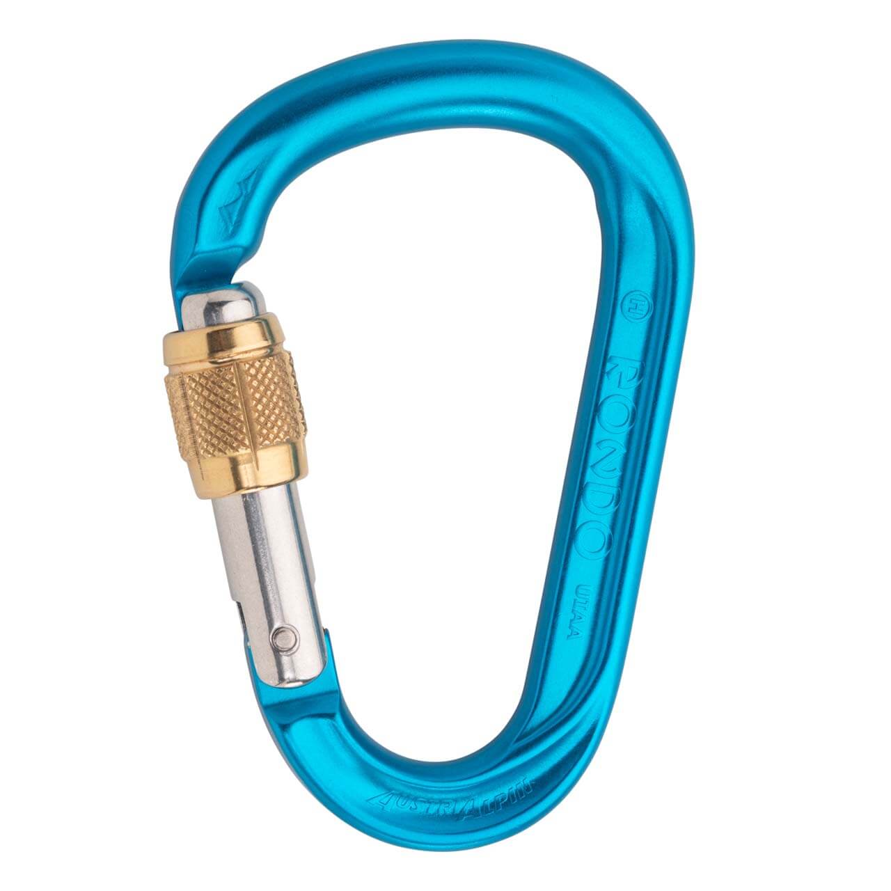 AustriAlpin HMS Rondo Schraubkarabiner - Blau eloxiert AustriAlpin HMS Rondo Schraubkarabiner - Blau eloxiert von AustriAlpin