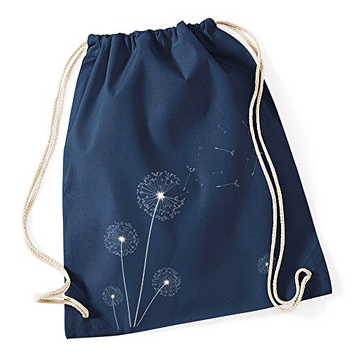 Autiga Turnbeutel Pusteblume Blume Hipster Beutel Tasche Jutebeutel Dandelion Gymsac Stringbag Drawstring Navy Autiga Turnbeutel Pusteblume Blume Hipster Beutel Tasche Jutebeutel Dandelion Gymsac Stringbag Drawstring Navy von Autiga