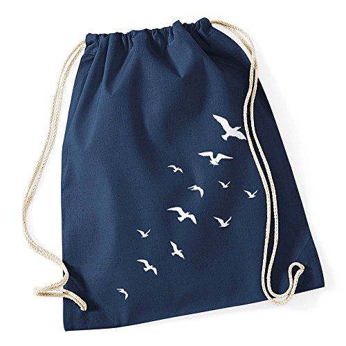 Autiga Turnbeutel Vögel Birds Hipster Beutel Tasche Stringbag Beuteltasche Gymbag Beuteltasche Navy Autiga Turnbeutel Vögel Birds Hipster Beutel Tasche Stringbag Beuteltasche Gymbag Beuteltasche Navy von Autiga