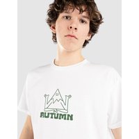 Autumn Headwear Mindful Mtn T-Shirt white von Autumn Headwear