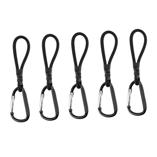 Avejjbaey 5 Stück starke elastische Seile Schloss Sicherheitskordel Zelt Camping Bungee Bike Cord für Bergsteigen und Camping von Avejjbaey