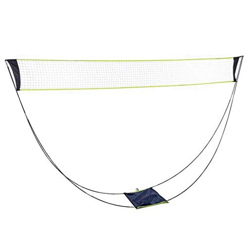 Avejjbaey Faltbares Badminton-Set, einfaches Standard-Volleyballnetz für professionelles Tennis, Pickleball-Training, Indoor-Outdoor-Sport von Avejjbaey