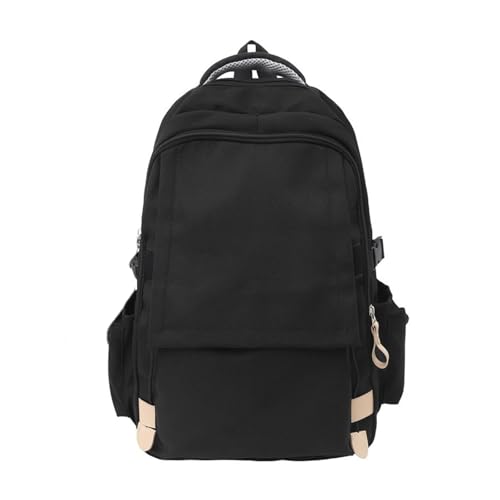 Rucksack Aus Einfarbigem Nylon Für Studenten Vielseitige Umhängetasche Für Schule Und Reisen Für Damen Und Herren von Avejjbaey