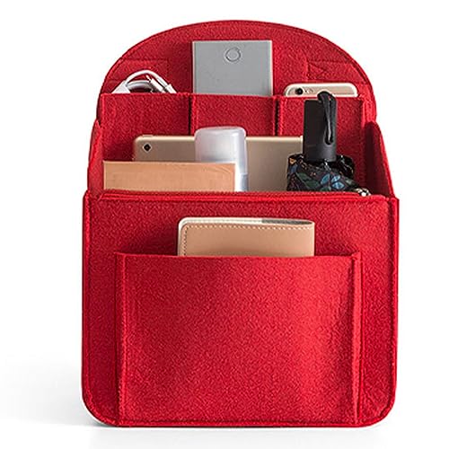 Rucksack Dame Geldbörse Einsatz Tasche Rucksackeinsatz Kleine Tasche Trennwand Umhängetasche Handtasche Groß Filzeinsatz Tasche von Avejjbaey