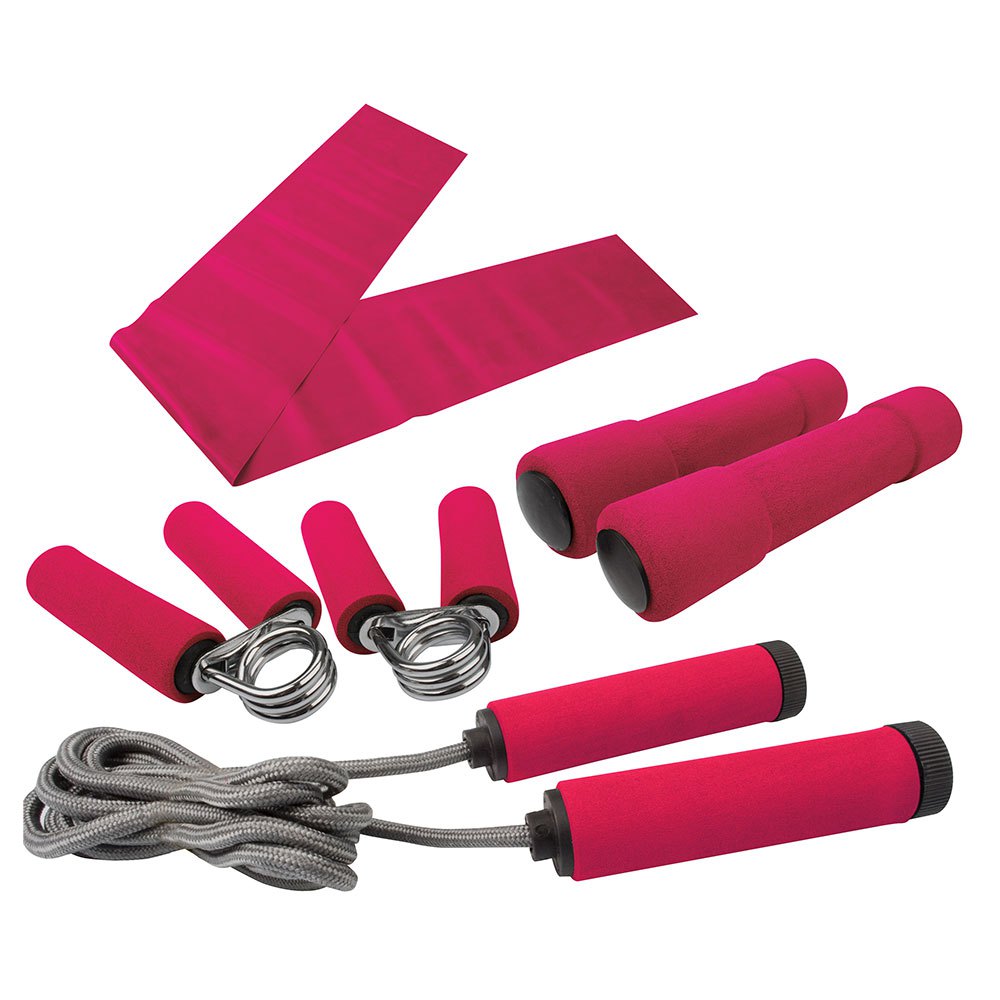 Avento Fitness Set Resistance Band Rosa Avento Fitness Set Resistance Band Rosa von Avento