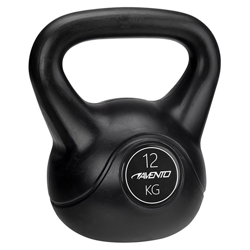 Avento Plastic Concrete 12kg Kettlebell Schwarz 12 kg Avento Plastic Concrete 12kg Kettlebell Schwarz 12 kg von Avento