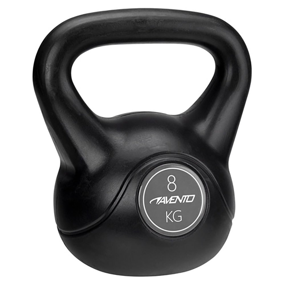 Avento Plastic Concrete 8kg Kettlebell Schwarz 8 kg von Avento