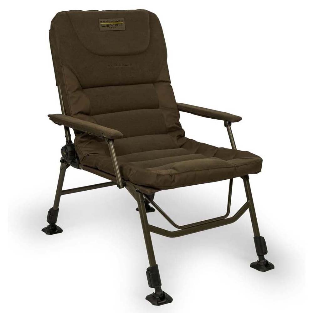 Avid Carp Benchmark Leveltech Recliner Chair Braun von Avid Carp