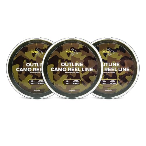 Avid Carp Outline Camo Reel Angelschnur 1000m 8,2kg Avid Carp Outline Camo Reel Angelschnur 1000m 8,2kg von AVID