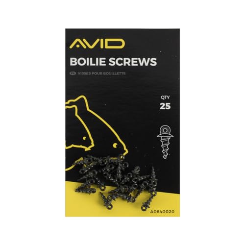 Avid Carp Outline Boilie Screws 25 Stück von Avid