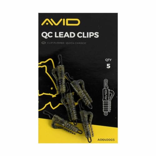 Avid Carp Ringed Lead Clips 5 Stück Avid Carp Ringed Lead Clips 5 Stück von Avid