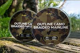 Avid Carp Outline Braided Line 300 M 30 Lbs von Avid